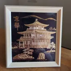 京都の銀閣寺置物
