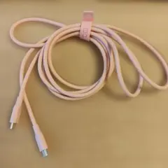 CIO 充電ケーブル USB-C to C ピンク