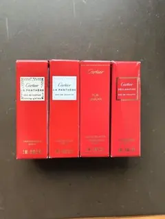 Cartier 香水 サンプル 4本セット　カルティエのサムネイル