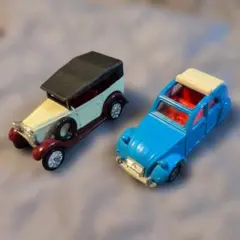 トミカ シトロエン 2CV ダットサン第一号 2台セット 日本製のサムネイル