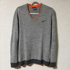 NIKE GOLF Vネック薄手セーターLサイズ