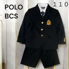 ［美品］POLO フォーマル スーツ 金ボタン 110 ネクタイ 6点