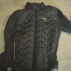 Puma キルティングジャケット ブラック