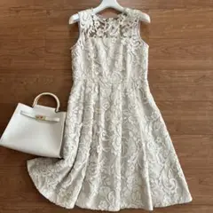 新品　GRACE CONTINENTAL 刺繍 Aラインワンピース42,900円