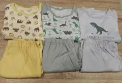 動物柄・恐竜柄パジャマセット 130 3セット