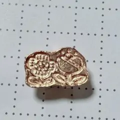 お花柄　シーリングワックス　スタンプヘッド　金属製