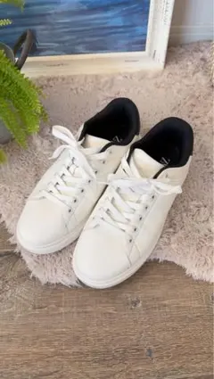 ZARA ホワイトスニーカー　26cm