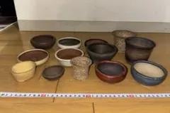 モ*ウ様 陶器製盆栽鉢セット 13個