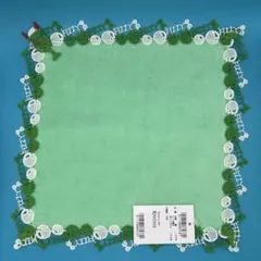 近沢レース　ハンカチ　タオルハンカチ　クリームソーダ