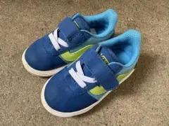 VANS ベビー スニーカー 青/緑