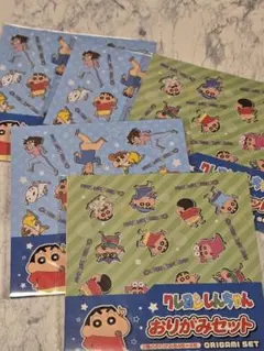 305 クレヨンしんちゃん おりがみセット 8枚入 5袋セット