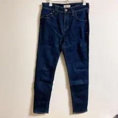 YANUK ruth ストレッチ　スリムテーパード　デニムパンツ　24