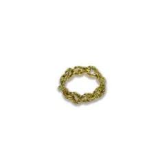 ティファニー 18K ツイスト リング ヴィンテージ MBZ692