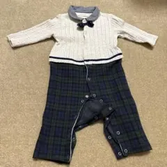 SENSE OF WONDER チェック柄ロンパース