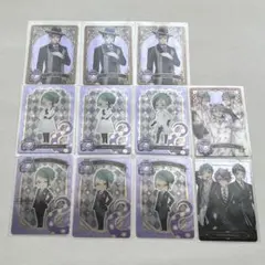 ツイステ　メタルカード　ジェイド リーチ　制服　白衣　タキシード