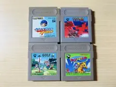 ゲームボーイ ロックマン•テトリス•ゴルフ•ファミリージョッキー セット