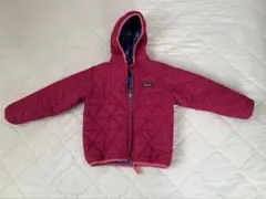 Patagonia ピンク キルティングジャケットリバーシブル5T 国内正規品