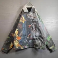 RIPNDIP Fire and desire デニムジャケット 総柄 L相当のサムネイル