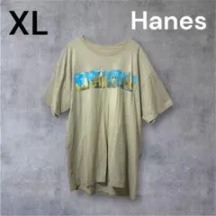 Hanes XL マルチカラー ディズニー ミッキー コラボ 半袖 プリント 夏