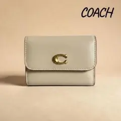 COACH タビー ミディアム ウォレット 二つ折り財布 ゴールド金具 美品