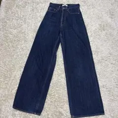 [美品]MOUSSY MVSシリーズ　ハイウェスト　インディゴジーンズ　24のサムネイル