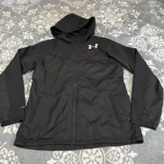 中古品UNDER ARMOUR ブラック ウィンドブレーカー XL
