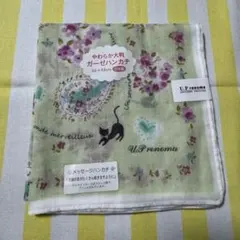 【新品未使用】U.P renoma やわらか大判ガーゼハンカチのサムネイル