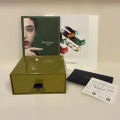 美品★Hirotakaヒロタカ★PE46KPEアコヤパールチェーンピアスK10