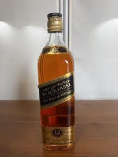 古酒 ジョニーウォーカー ブラックラベル　特急 白紋章 金キャップ ⭐︎希少⭐︎ ジョニーウォーカー ブラックラベル 白紋章 特級 金キャップ - メルカリ