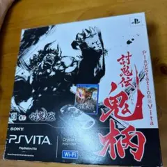 PSVITA 1000 本体 クリスタルブラック 討鬼伝 鬼柄 6275