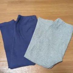 【美品】ユニクロ レギンス パンツ リブ 10分丈 ジーユー しまむら