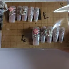 エレガントなネイルチップセット