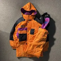 90s VOLPHA 上下 セットアップ スノボ スキーウェア オレンジ