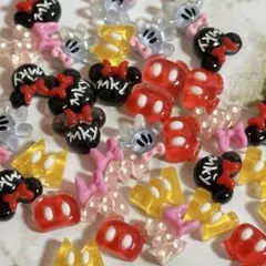 ディズニー ミッキー ミニー ネイルパーツ