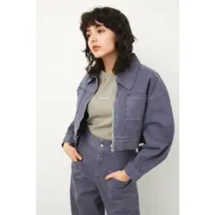 IVY DENIM JACKET L/NVY1のサムネイル