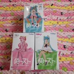 初音ミク ぬーどるストッパーフィギュア 3点セット②