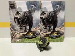 ジュラシックパーク　ディロフォサウルスフィギュア＆ペーパースタンドセット
