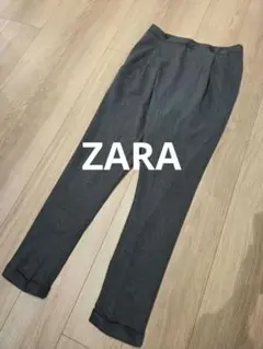 ZARA/ラップパンツ グレー S