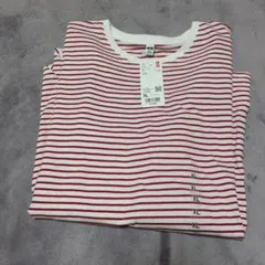 ユニクロ　ソフトコットン　ラウンド　ヘムTシャツのサムネイル