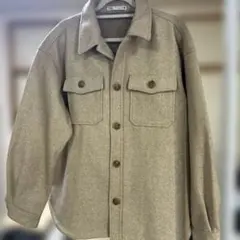 ZARA ベージュ ウール混紡ジャケット L