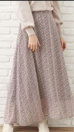 イング　INGNI  スカート　シアースカート　ブラウン