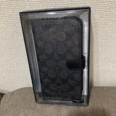 【新品】本革製　Coach - iPhone 14PROMAX シグネイチャー
