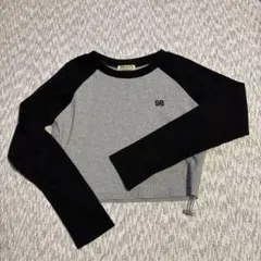 RUSTY クロップド丈 長袖 Tシャツ Mサイズ