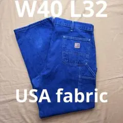 良色　美品　カーハート　デニム　ペインターパンツ　W40 L32 メキシコ製