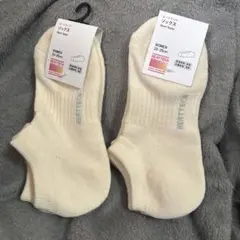 【新品】ユニクロ　ヒートテック　ソックス　2足セット　23〜25cm