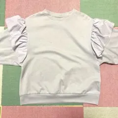 HK WORKS LONDON フリルスウェット パープル Mのサムネイル
