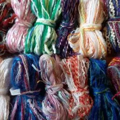 引き揃え糸、変わり糸、ファンシーヤーン12種類2