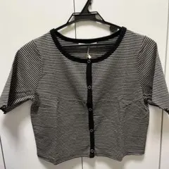 ボーダーショートカーディガン(RETRO GIRL)