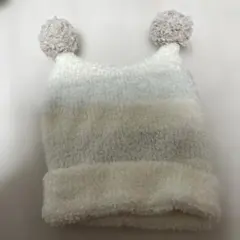 訳あり　ジェラートピケ　ニット帽　フリーサイズ　ベビー