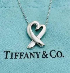 Tiffany & Co ティファニー ラビングハート ネックレス シルバー